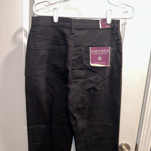 Gloria Vanderbilt Amanda Jean Black Size 6 Long - Picture 4 of 4